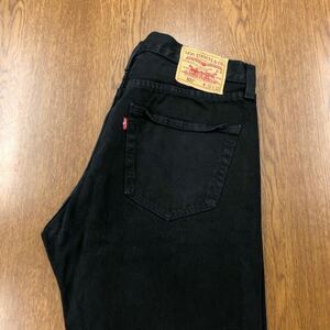 【EK359】Levi's 501 W36 L32 定番ストレート ブラック ジーンズ ジーパン デニムパンツ 黒色 メンズブランド古着 リーバイス501 送料無料