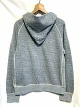 ★美品　A VONTADE アボンタージ　裏毛スウェット ジップフードパーカー 日本製 グレー M_画像6