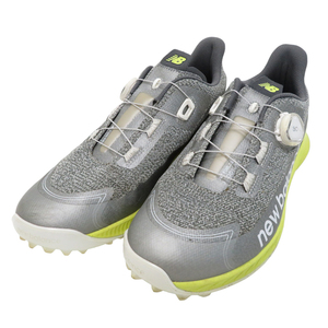 NEW BALANCE GOLF ニューバランスゴルフ MGS1001G ゴルフシューズ BOA FuelCell グレー系 27.5cm [240101057900] ゴルフウェア メンズ