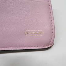 COACH コーチ 三つ折り長財布 ブルー系 [240101053757] レディース_画像5