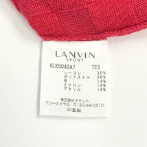 【1円】LANVIN SPORT ランバン スポール 半袖ニット レッド系 40 [240101003050]_画像7