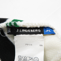 J.LINDEBERG ジェイリンドバーグ ニット帽 ボーダー柄 ブラック系 [240001961256] ゴルフウェア_画像6