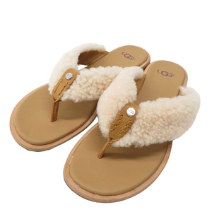 UGG australia アグ オーストラリア 1101030 トングボアサンダル アリシア ブラウン系 23 [240101061230] レディース