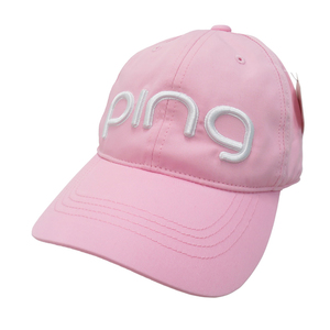 【新品】PING ピン キャップ ピンク系 FREE(56～58cm) [240101066749] ゴルフウェア