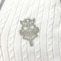 【1円】BEAMS GOLF ビームスゴルフ Vネックニットベスト ケーブル編み M [240001973941]_画像4