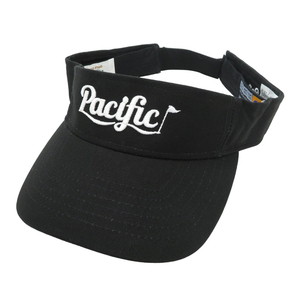 PACIFIC GOLF CLUB　パシフィック ゴルフクラブ サンバイザー ブラック系 F [240101076667] ゴルフウェア