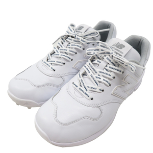 PEARLY GATES パーリーゲイツ UGS1400P × new balance 2022年モデル スニーカー ゴルフシューズ ホワイト系 26 [240101079093] ゴルフ