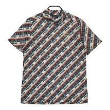 PING ピン 2023年モデル ハイネック 半袖Tシャツ Mr.PING ロゴ 総柄 ホワイト系 S [240101062848] ゴルフウェア メンズ_画像1
