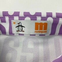 MUNSINGWEAR マンシングウェア 半袖ポロシャツ ロゴ柄 ホワイト系 M [240101069143] ゴルフウェア レディース_画像5