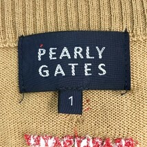 【1円】PEARLY GATES パーリーゲイツ ウール ニットセーター リボン ブラウン系 1 [240101035031]_画像6