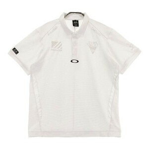 OAKLEY オークリー 半袖ポロシャツ ホワイト系 XL [240101069779] ゴルフウェア メンズ