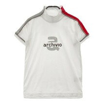 ARCHIVIO アルチビオ A859325 襟付 半袖Tシャツ ホワイト系 36 [240101072493] ゴルフウェア レディース_画像1