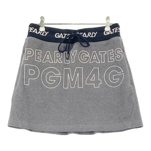 PEARLY GATES パーリーゲイツ 2022年モデル スカート グレー系 0 [240101073383] ゴルフウェア レディース