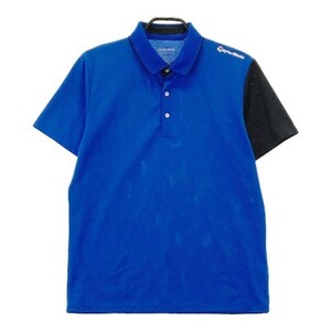 TAYLOR MADE テーラーメイド 半袖ポロシャツ ブルー系 L [240101074330] ゴルフウェア メンズ