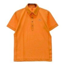 PUMA GOLF プーマゴルフ 半袖ポロシャツ オレンジ系 L [240101076143] ゴルフウェア メンズ_画像1