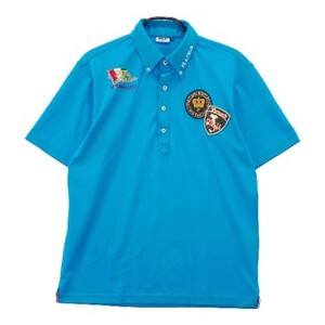 FILA GOLF フィラゴルフ 半袖ポロシャツ ブルー系 LL [240101076165] ゴルフウェア メンズ