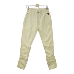 【1円】RUSSELUNO ラッセルノ RS-2030703 SKINNY GATHER PANTS ストレッチパンツ イエロー系 5 [240101058758]