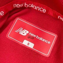 NEW BALANCE GOLF ニューバランスゴルフ 半袖ポロシャツ レッド系 5 [240101079926] ゴルフウェア メンズ_画像5