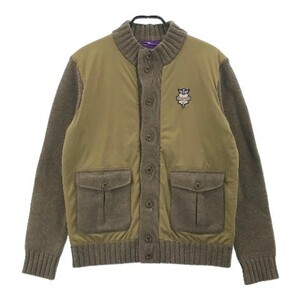 【１円】BEAMS GOLF ビームスゴルフ ニットジャケット ベージュ系 L [240001814574]