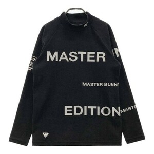 MASTER BUNNY EDITION マスターバニーエディション ハイネック長袖Tシャツ ブラック系 4 [240101080653] ゴルフウェア メンズ