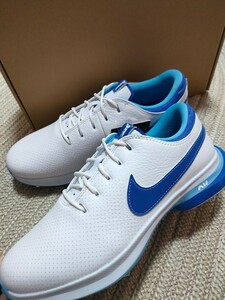  новый товар обычная цена 25850 NIKE GOLF воздушный zoom Victory Tour 3 29cm US11 Nike Golf шиповки туфли для гольфа белый синий белый водонепроницаемый AIR