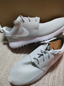 新品 NIKE GOLF ローシ G 27.5cm US9.5 ナイキ ゴルフシューズ 固定スパイク グレー ホワイト 白 スニーカー 軽量 メンズ オシャレ ゴルフ