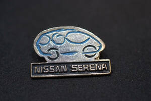 ■ NISSAN セレナ ピンバッジ W30mm Rcitys 日産 旧車 SERENA バネット欧州発売記念 C23C24C25C26C27