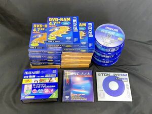 0u1k3bA013 【未開封】DVD-RAM 約100枚まとめ TDK 4.7GB/ maxell 240分/4.7GB/120分 / MediR 240分 マクセル