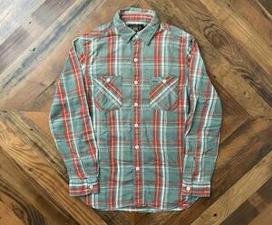 RRL チェック ネルシャツ Cotton Workshirt フランネル 長袖 