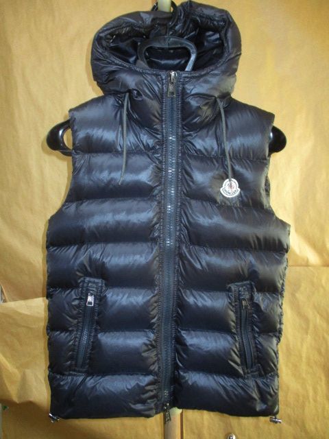 モンクレール ダウンベスト MONCLER billecart レッド 1 美品