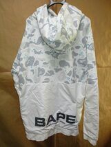 エイプ　 A BATHING APE SPACE CAMO WIDE SIDE ZIP PULLOVER HOODIE 　スペース　カモ　迷彩　パーカー　2XL_画像3