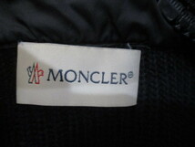 モンクレール　 MONCLER　17AW 　ダウン　切替　ハイブリッド　フード　ジップアップ ハイネック　ニット　ジャケット　M ネイビー_画像3