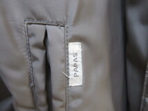 パパス Papas ダウン　ロング　コート 　襟　ロゴ　刺繍　ベージュ　グレー系　52_画像4