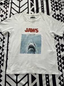 GU Tシャツ JAWS ジョーズ　半袖　白　XL