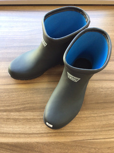 富士手袋工業 長靴 作業靴 ショート レインブーツ 9962 メンズ BLACK M(24.5~25.0cm)