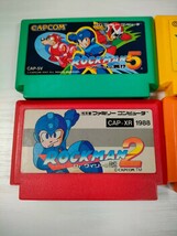 FCのみ【ロックマン2 4 5 6】『ファミコン 任天堂 NINTENDO ソフト カプコン』まとめて4本セット ROCKMAN Mega Man②_画像2