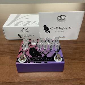 １円スタート!Vivie OwlMighty II Bass Pre-Amp　ベースプリアンプ