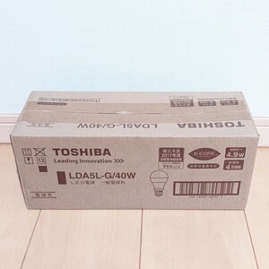 東芝 LDA5L-G/40W 10個入り