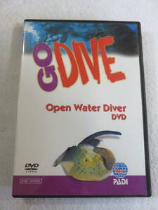 ダイビングDVD『GO DIVE　open water diver DVD／ゴー・ダイブ　オープン・ウォーター・ダイバーDVD』セル版２枚組。PADIジャパン。即決。