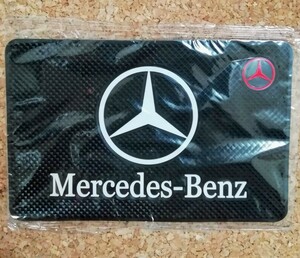 メルセデス　ベンツ　3D 立体　ロゴ　エンブレム　ゴムマット　ダッシュボード　Benz ノンスリップマット