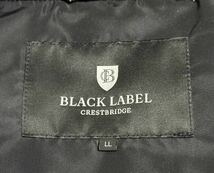 BLACK LABEL CRESTBRIDGE クレストブリッジ モナリザクレストブリッジ グレンチェックダウン ネイビー サイズLL 定価77,000円_画像5