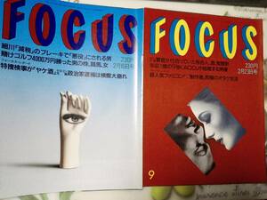 FOCUS フォーカス 1994年2月16日号1994年2月23日号☆まとめて2冊セット 小柳ルミ子/渡部篤郎＆RIKAKO/辰巳琢郎/堀井雄二/さくまあきら