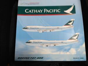 送料込！ BBX 1/200　キャセイパシフィック航空　747-400 B-HUI CATHAY PACIFIC 