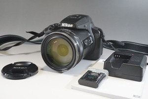 1円~スタート【403】Nikon/ニコン COOLPIX P900 ／LENDS NIKKOR 83X WIDE OPTICAL ZOOM ED VR 4.3-357mm　1:2.8-6.5