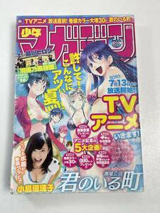 週刊少年マガジン 2013年31号 グラビア：小島瑠璃子　品川ヒロシ　湘南乃風物語　掲載【H55319】