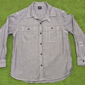 GAP ギャップ ワークシャツ ヘリンボーン生地 130cm レディースSサイズ相当