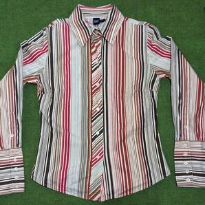 GAP ギャップ レディースシャツ XSサイズ表記 Sサイズ相当 70'sテイスト