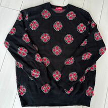 Supreme INDEPENDENT Crosses Sweater XL_画像1