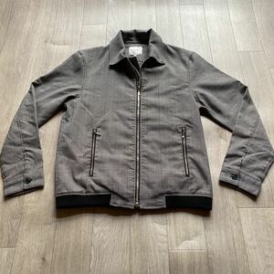  free shipping old clothes [THE SHOP TK jacket M size ] thousand bird ... check pattern..