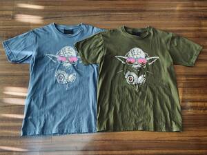 スターウォーズ ヨーダ Tシャツ 2枚セット / STARWARS YODA DJ MARVEL マーベル disney ディズニー 東京コミコン